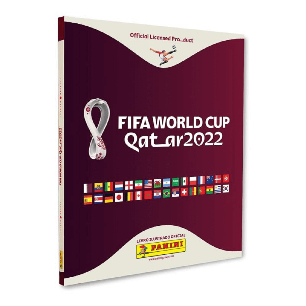 Albúm Brochura Capa Dura Copa do Mundo 2022 Qatar