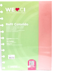 REFIL COLORIDO TAMANHO GRANDE 50 FLS. 80G/M² CIRG4007 - NOVITATE
