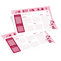 Refil de Planner Semanal Para Prancheta Minnie 3779RE - Dac