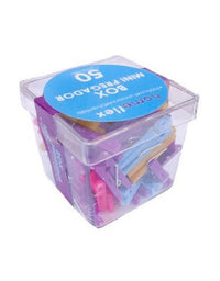 MINI PREGADOR PRENDEDOR DE PAPEL CLIPS CORES SORT. C/ 50 - HOME FLEX
