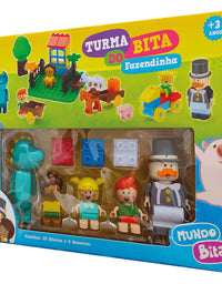 Fazendinha Turma do Bita 25 Blocos e 5 Bonecos 0240 - Monte Libano
