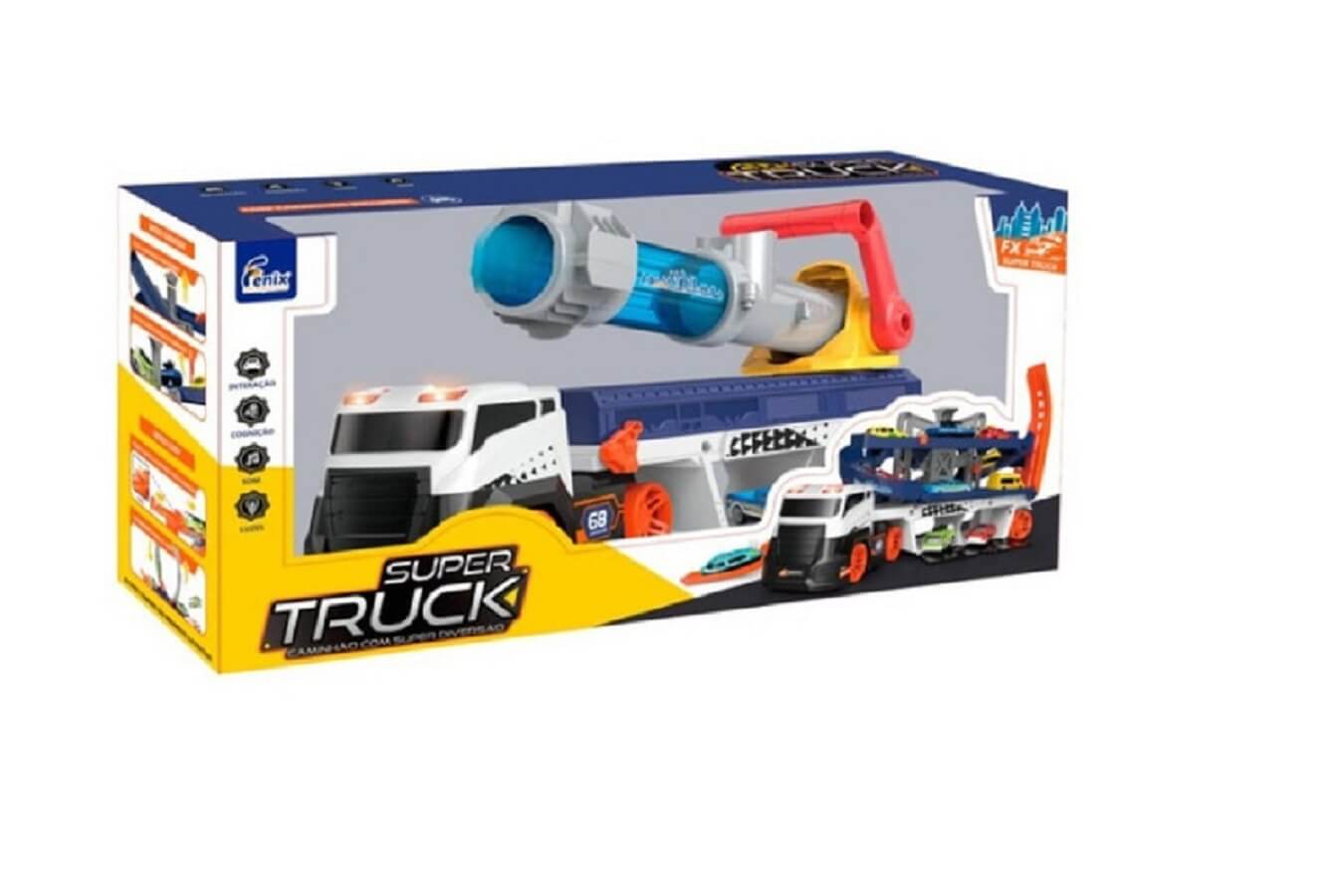 Super Truck Caminhão Bazuca Com Som E Luzes STR-832 - Fenix