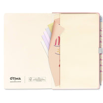 Caderno Papertalk Sem Pauta Pink Stone Geométrico 80 Fls. - Otima