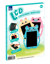 Lousa Mágica Porquinho Tela LCD 842P - Fênix Brinquedos
