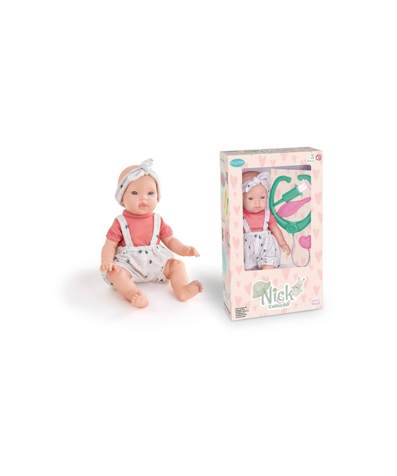 Boneca Bebê Coleção Nick Dodói 1141 - Pupee