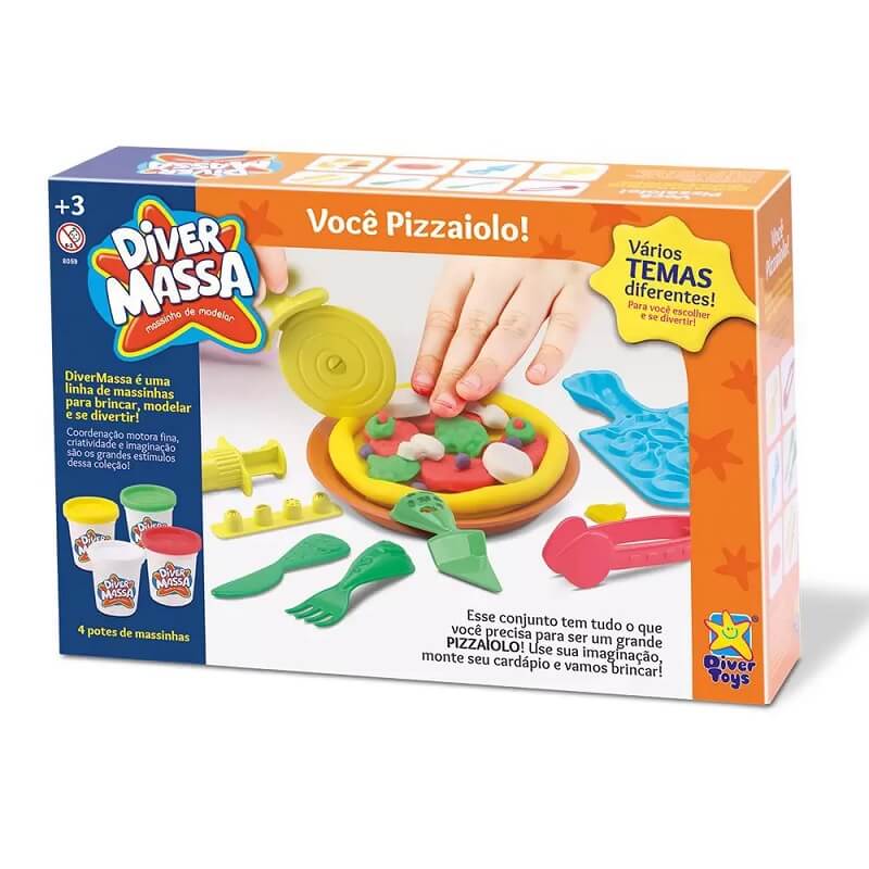 Massinha Diver Massa Você Pizzaiolo 8059 - Diver Toys