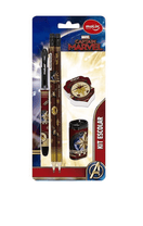 Kit Escolar Captain Marvel 5 Peças  30430 - MOLIN