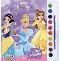 Livro de Pintura Aquarela Princesas D2502 - DCL