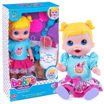 Boneca Babys Collection Comidinha 318 - Super Toys