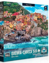 Quebra Cabeça Bella Itália Cinque Terre 500 Peças - Toyster
