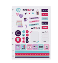 Folha de Adesivos p/ Caderno Inteligente Médio FUN CIFA1025 - Novitate