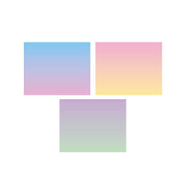 Nota Autoadesiva Degradê Holic Dreamy C/3 Blocos 100 Fls Cada 607962 - Tris