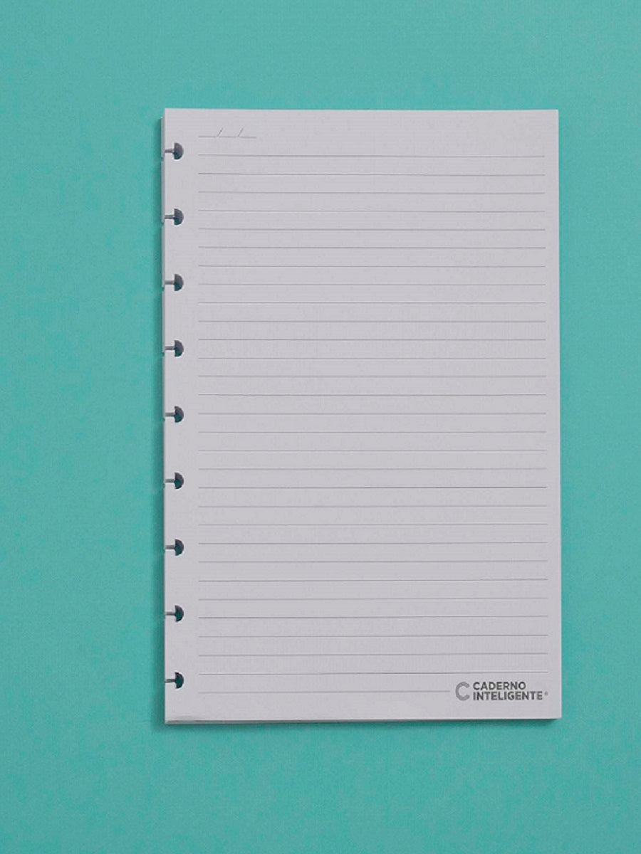 Refil Para Caderno Inteligente Pautado Médio 50 folhas 90g/m²  CIRM3003 - Novitate