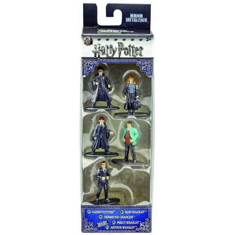 Kit 5 Figuras Harry Potter MetalFigs - Dtc