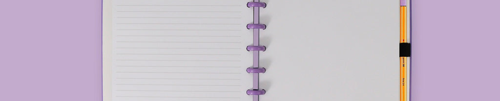 Caderno Inteligente Médio 80 Fls. ALL PURPLE CIMD3089 - Novitate