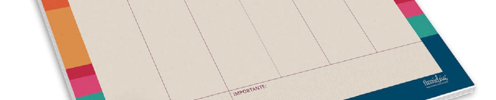 Bloco Semanal Coleção Reciclar 52 fls 90g/m² 2347 - Fina Ideia