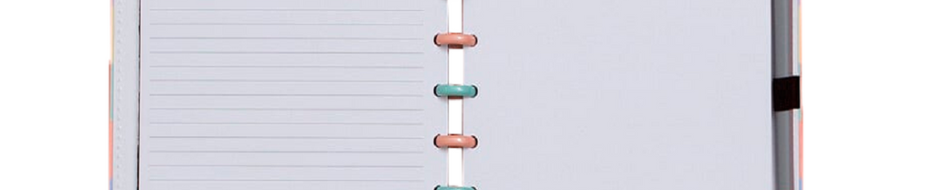 Caderno Inteligente Médio 80 Fls. Arco Iris Pastel CIMD3057 - Novitate