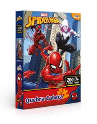 Quebra Cabeça 200 peças Homem Aranha 8023 - Toyster
