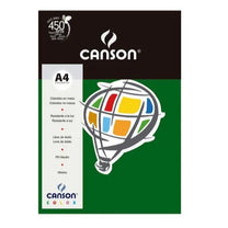 Pacote Papel Color Verde escuro 180g/m² A4  com 10 Folhas  66661205 - Canson