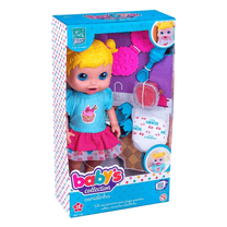 Boneca Babys Collection Comidinha 318 - Super Toys