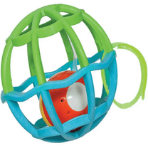 Baby Ball Luz e Som com Velcro 5848 Buba Baby