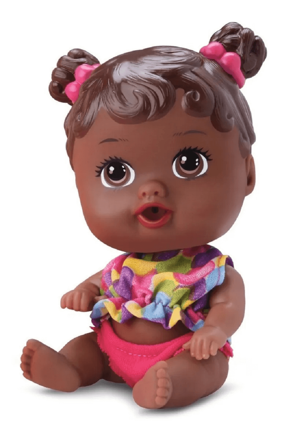 Boneca Little Dolls Banheirinha Negra 8038 Diver Toys