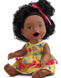 Boneca My Little Collection Primeira Papinha Negra DiverToys
