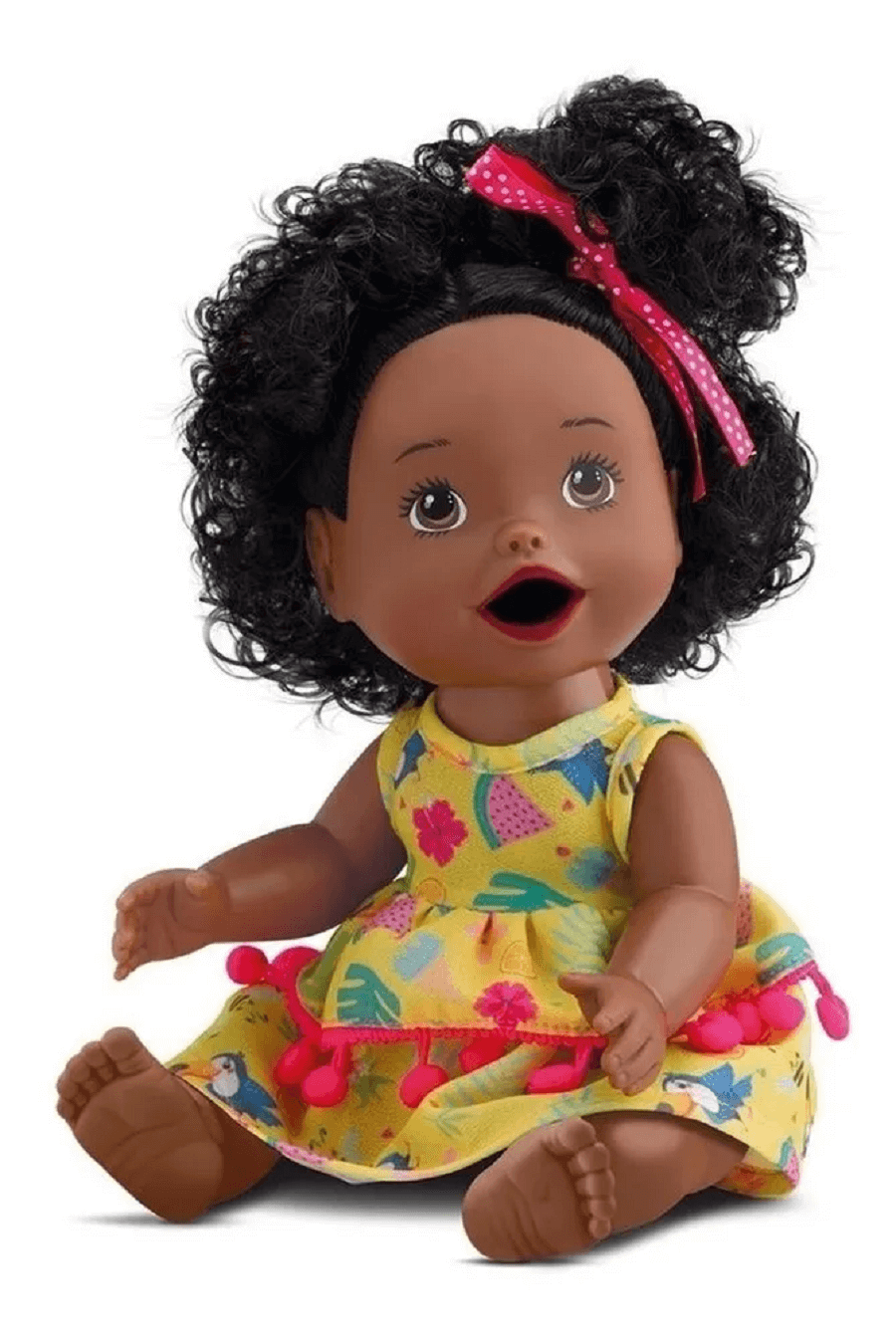 Boneca My Little Collection Primeira Papinha Negra DiverToys