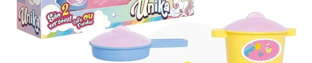 Jogo de Panelinha Colorido Unicórnio Unika 0562 - Samba Toys