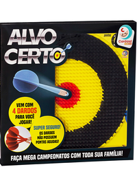 Jogo de Dardos Infantil Alvo Certo 8401 Cardoso
