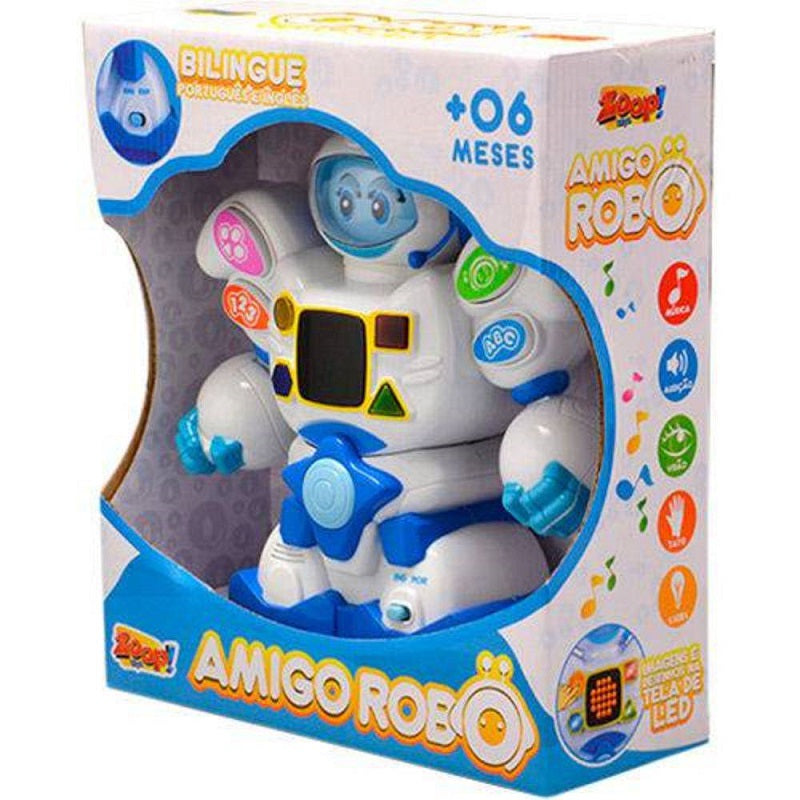 Amigo Robô Bilíngue Inglês Português ZP00048 Zoop Toys