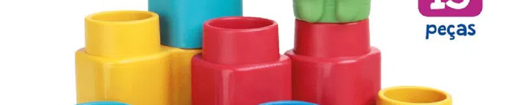 Fofo Blocos Bloco de Montar 15 peças 1010 - Elka