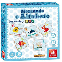 Jogo Montando o Alfabeto 8436 - Brincadeira de criança
