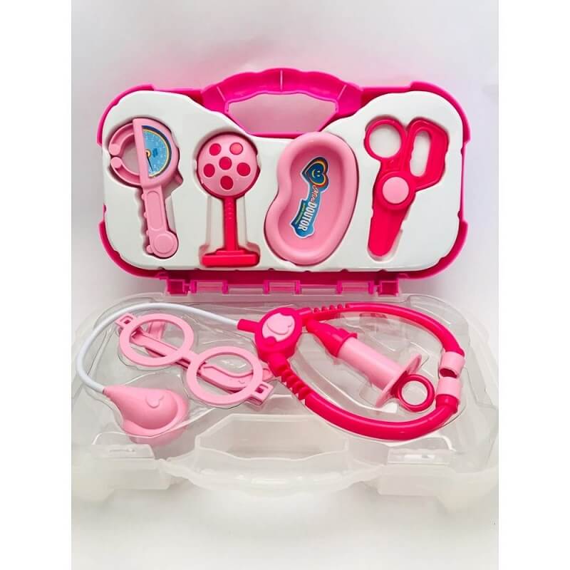 Maleta Kit Médico Mini Doutora Rosa Menina 265- Paki Toys