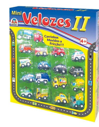 Carrinhos Mini Velozes II 730-6 - Braskit
