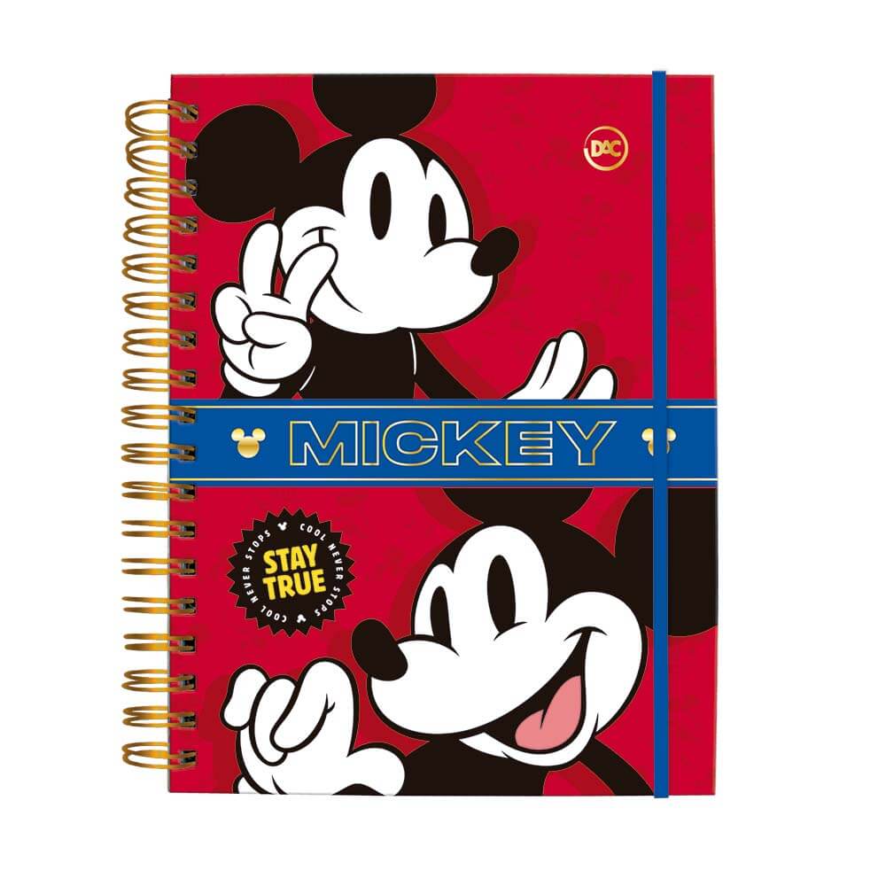 Caderno Smart Universitário 10 Matérias c/ 80 Folhas Tira e Põe Mickey 3818 - DAC