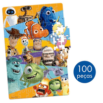Quebra Cabeça 100 peças Disney Pixar 8052 - Toyster