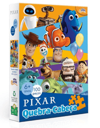 Quebra Cabeça 100 peças Disney Pixar 8052 - Toyster
