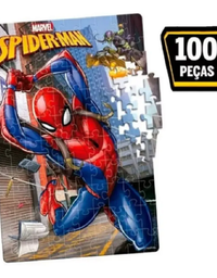 Quebra Cabeça 100 peças Homem Aranha 8013 - Toyster
