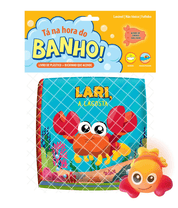 Livrinho p/ Banho Ta Na Hora Do Banho Lari A Lagosta 9523 - Vale Das letras