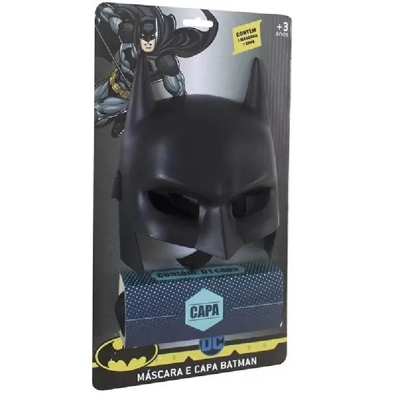Kit Máscara E Capa Batman Aventura 9521 - Rosita