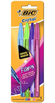 Caneta Esferográfica 1.2mm 4 cores Fashion- BIC