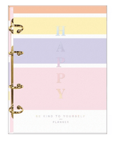 Planner Argolado 17,7 X 24 CM HAPPY 2022  88 Folhas 90 g/m²  31394-7 - Tilibra
