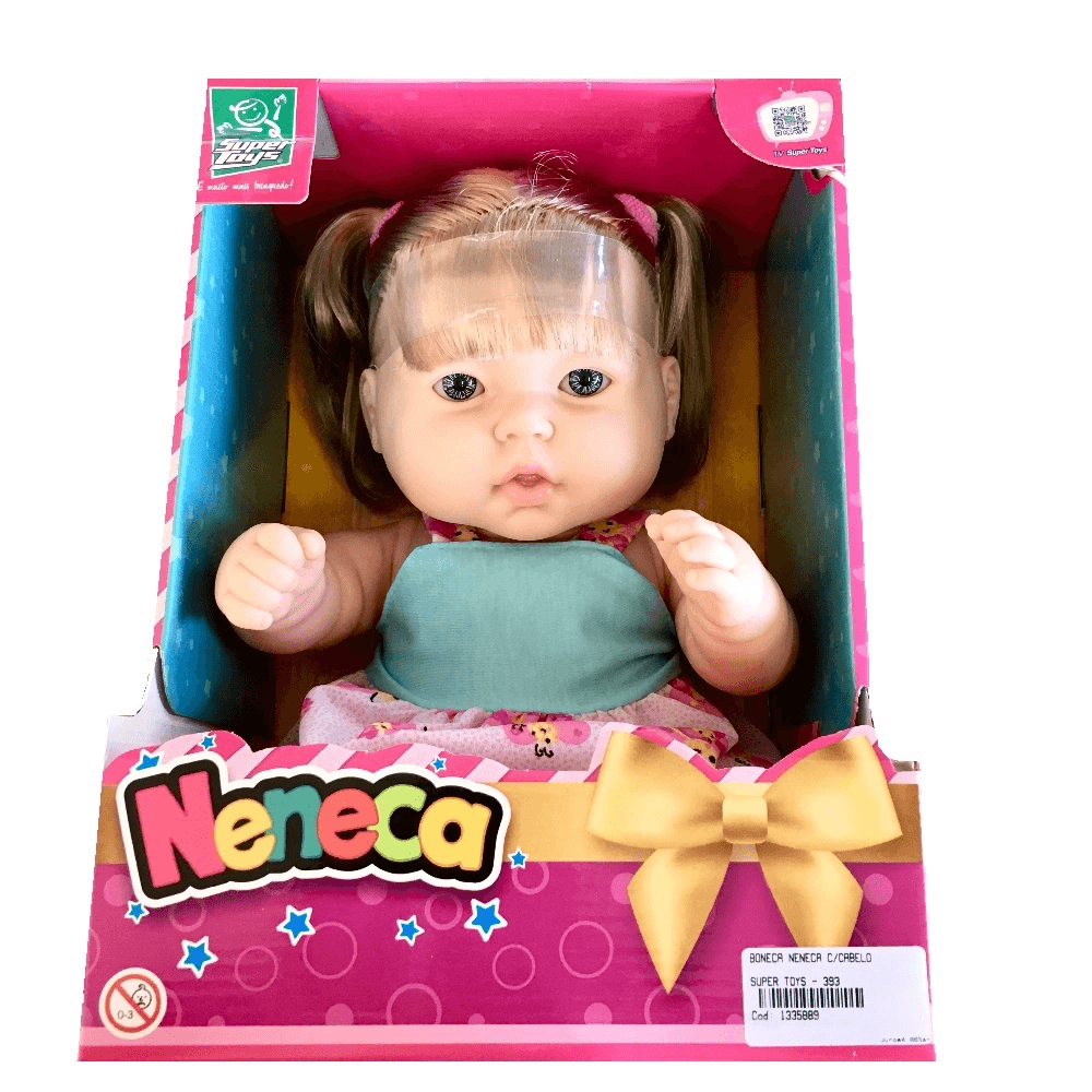 Boneca Neneca com Cabelo 393 - Super Toys