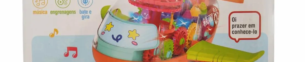 Avião bebe musical 600-3 - Braskit