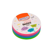 Bloco Smart Notes Redondo 70x70mm Colorido 200fls BA7001- BRW