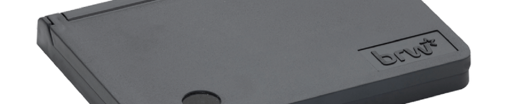 Almofada Para Carimbo nº 2 Preta 11,50 X 8,00 cm - CB0202 - BRW