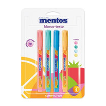Marca-Texto DESTAQ MENTOS 4 Cores Pastel 16476 - Compactor