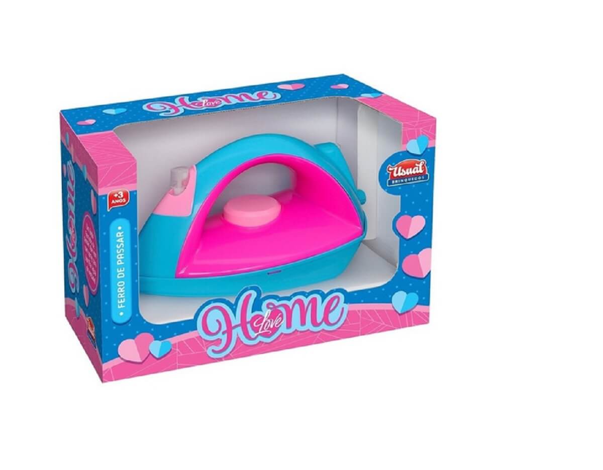 Ferro De Passar Home Love 204 - Usual Brinquedos