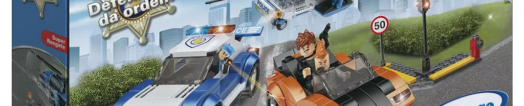 Bloco de Montar Defensores da Ordem Super Resgate 1010.9 - Xalingo